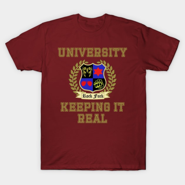 NSP University of Keeping it Real T-Shirt by LuisIPT